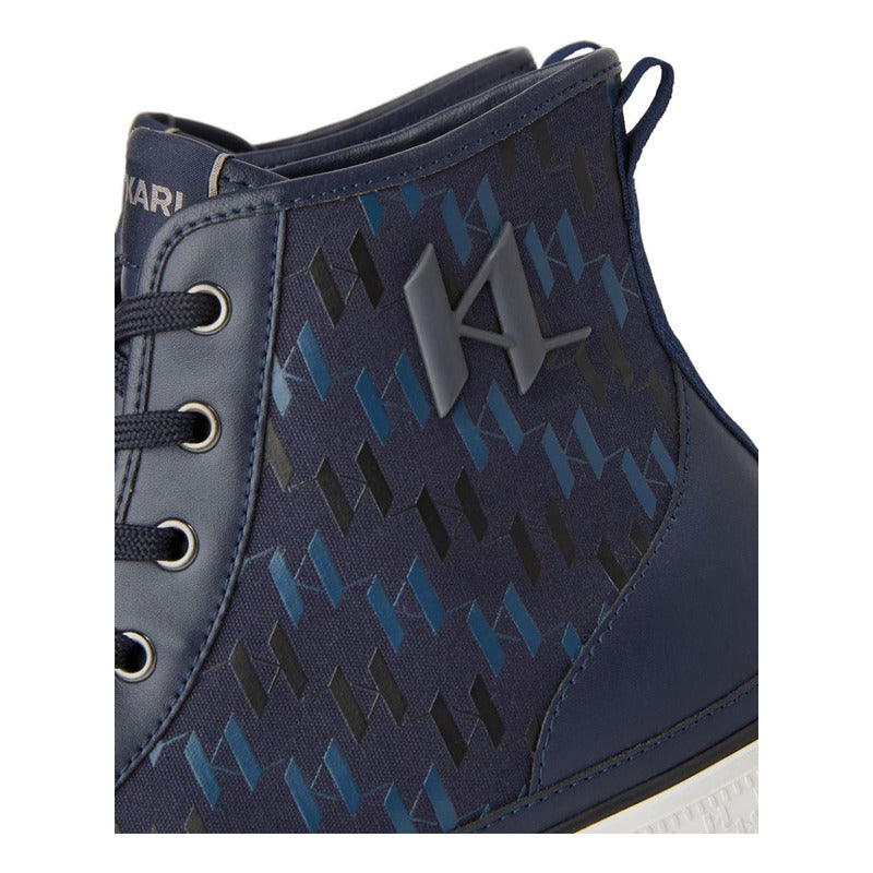 Tenis Karl Lagerfeld Monogram Kampus Hombre Casual  Kll50454