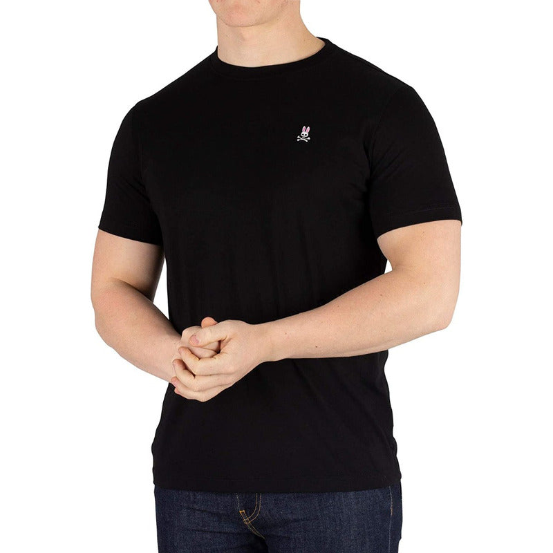 Playera Psycho Bunny Basica Original Negro