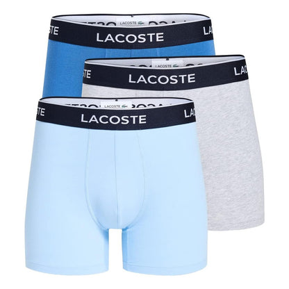 Boxer Lacoste Paq 3 Para Hombre Vaporoso Porcelana 6h3451uei