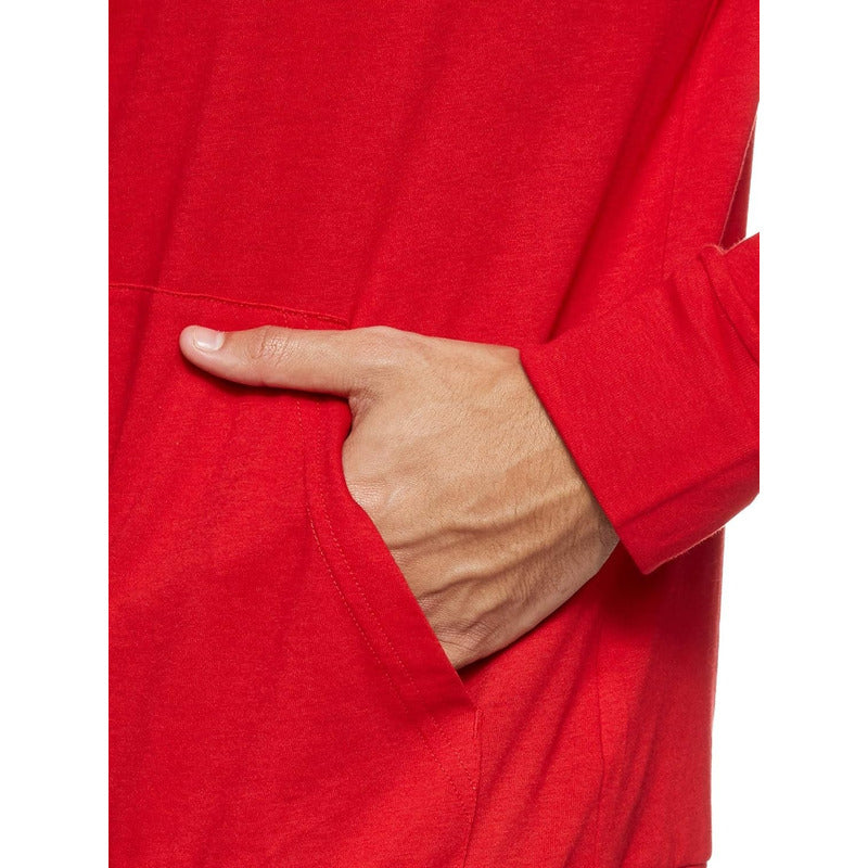 Sudadera Lacoste Hombre Manga Rojo Casual Larga Th9349-51