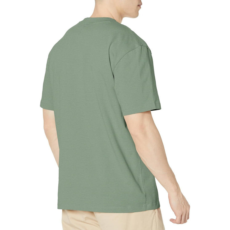 Playera Hugo Men's Small Center Logo Jersey Balsam B0cflm4