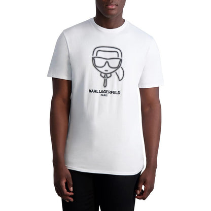 Playera Karl Lagerfeld Blanco Logo Karl Neon Lm3g2125