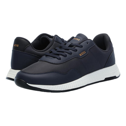 Tenis Hugo Boss Casuales Marino Mix Low Top  505231800