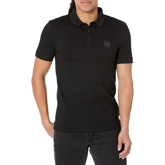 Camisa Hugo Boss Polo Corte Ajustado Negro Mod  50472668022s
