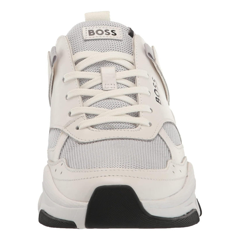 Tenis Boss  Men's Running Style Soft Blanco B0ctxph75k