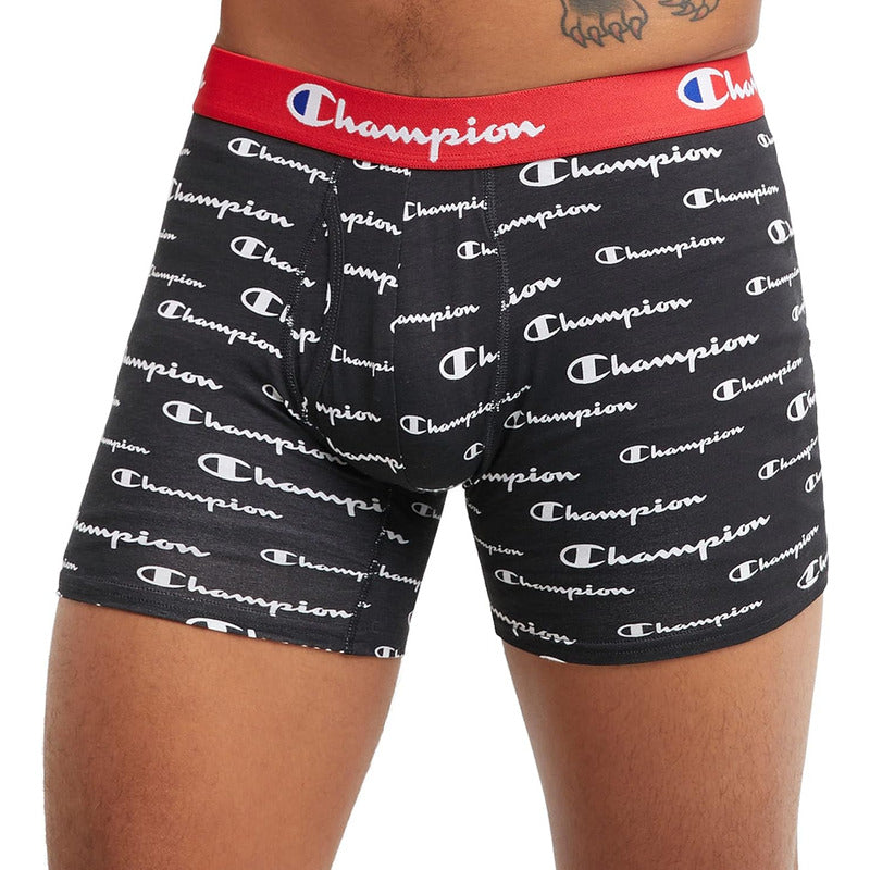 Boxer Champion Brief Algodón Stretch P3 Ss22 Pak3 Mod Canba9