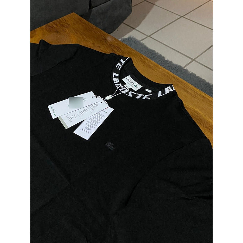 Playera Lacoste Branded Collar Lacoste Original 7 Dias
