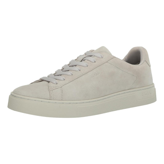 Tenis Hugo Boss Men's Rhys Cupsole Suede Casual Beige B0c51z