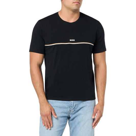 Playera Boss Men's Soft Cotton Casual Negro Hombre B0c51p9r5