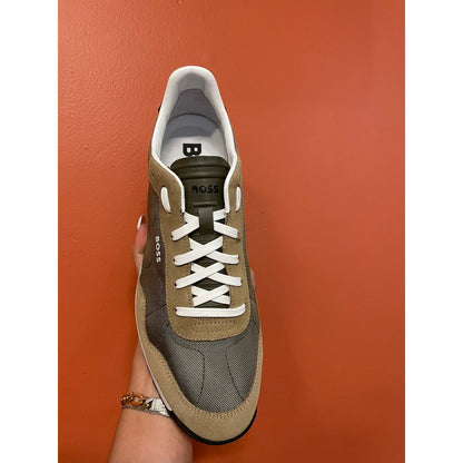 Tenis Boss Men's Zayn Low Profile Suede Leather Two B09tlp4r