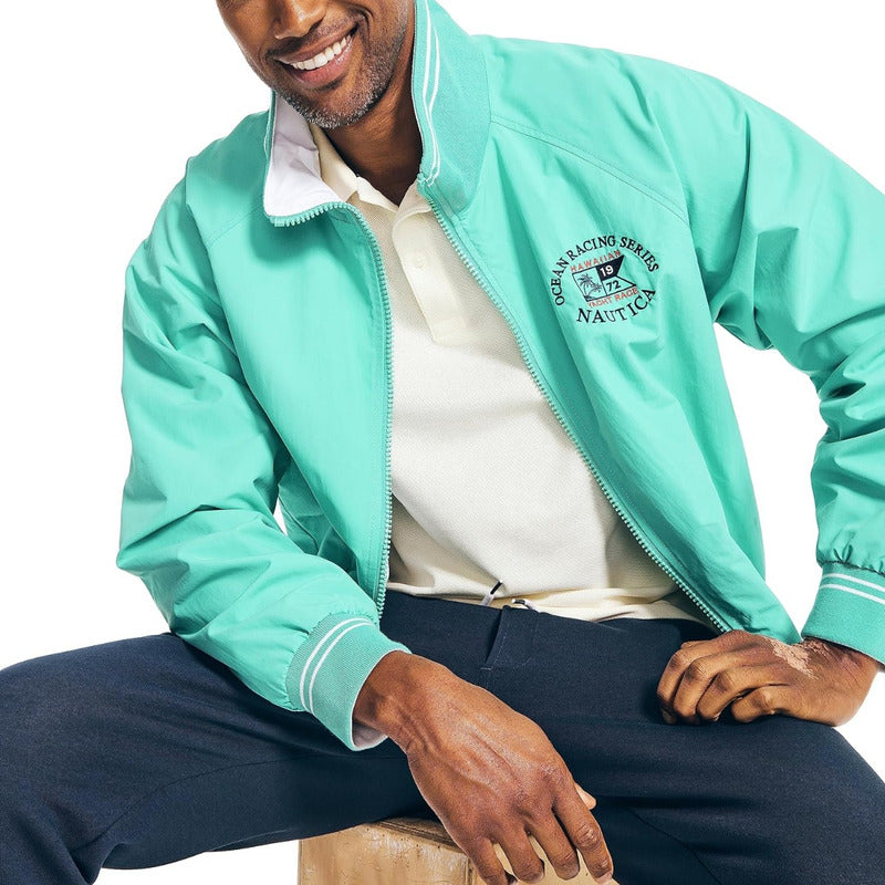 Playera Nautica Tipo Polo Basica Elegant Sail Cream Z73000