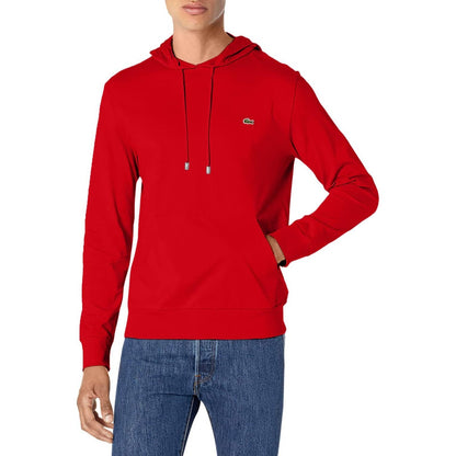 Sudadera Lacoste Hombre Manga Rojo Casual Larga Th9349-51