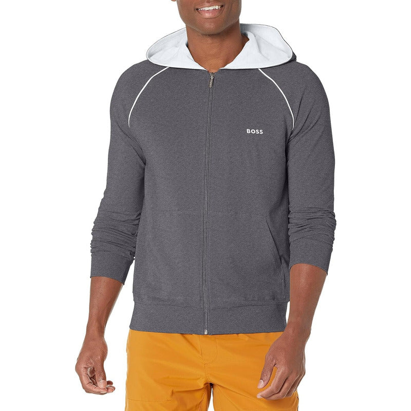 Sudadera Boss Men's Mix&match Zip Up Hoodie Mod 50469581011s