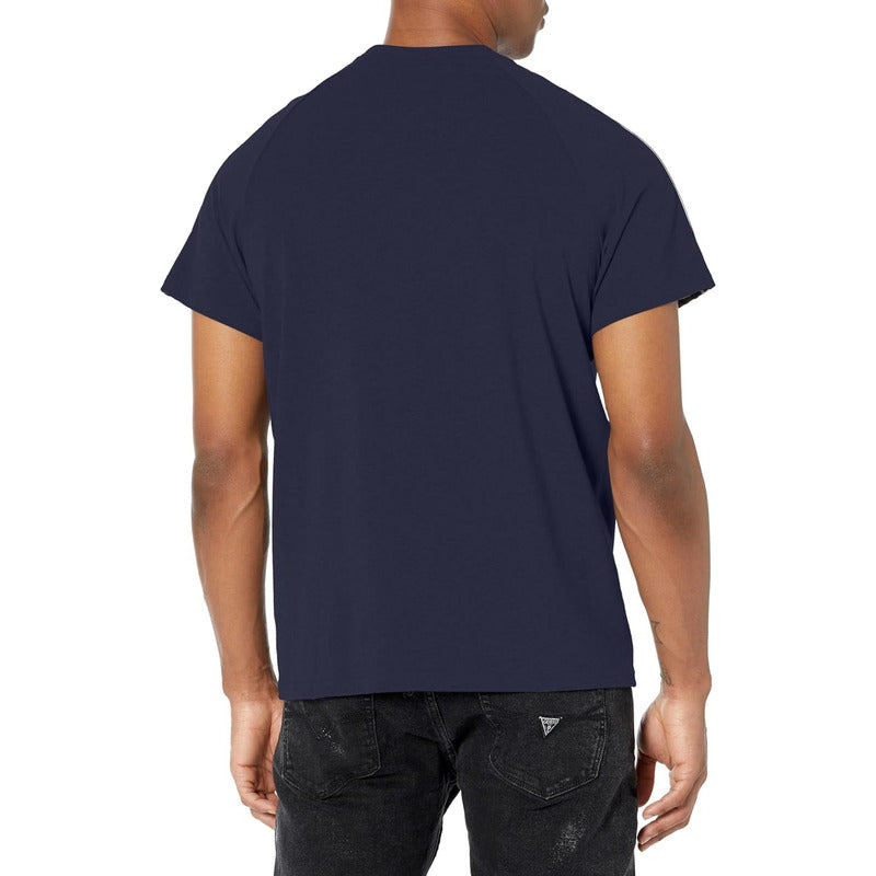 Playera Hugo Men's Logo Taping Marino Hombre Casual B0c6yg6h