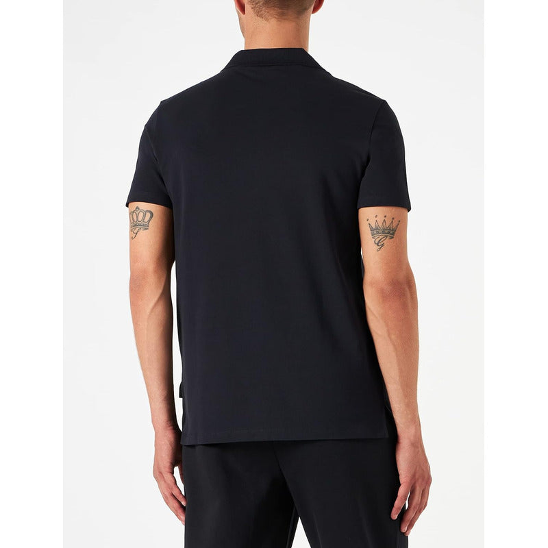 Camisa  Ax Collar Slim Para Caballero Azul 8nzf82zj81z