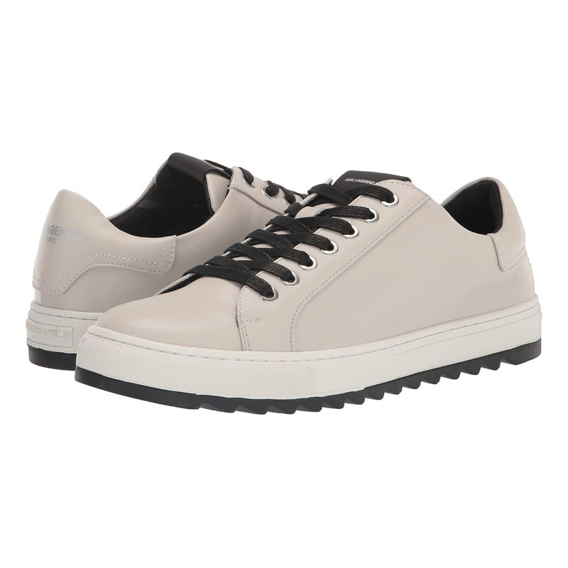 Tenis Karl Lagerfeld Men's Recycled Leather  Cement  Lf1s1106