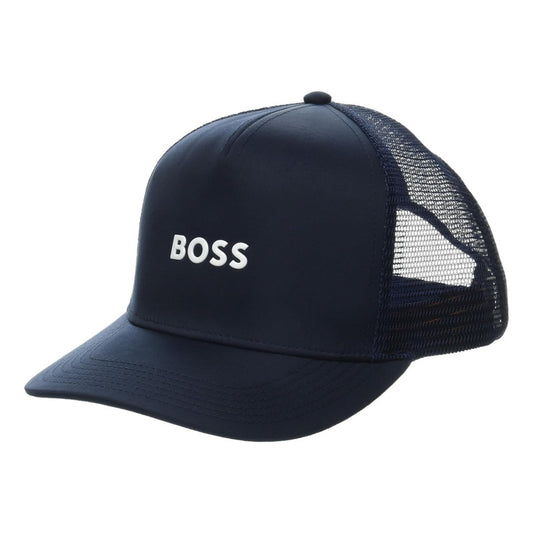 Gorra Boss Men's Contrast Logo Trucker Hat Marino B0d57n5rl