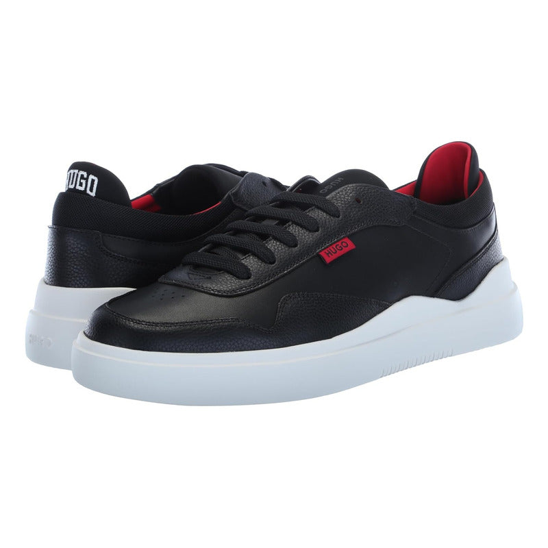 Tenis Hugo Men's Blake Cupsole Smooth Black Soil B0c522kk