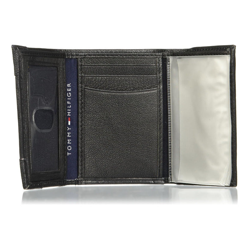 Cartera Tommy Hilfiger  Nappa Trifold 001./black B07652kzt6