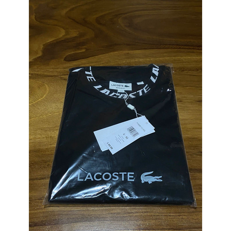 Playera Lacoste Branded Collar Lacoste Original 7 Dias