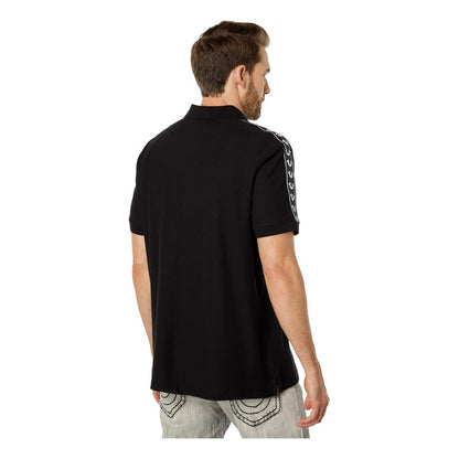 Playera True Religion Polo Hombre Color Negro Logo Hombros