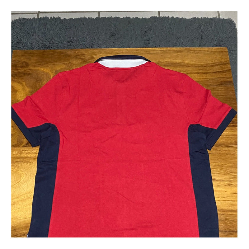 Playera Nautica Polo Bicolor Rojo Nautica K84800 7 Dias