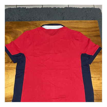 Playera Nautica Polo Bicolor Rojo Nautica K84800 7 Dias