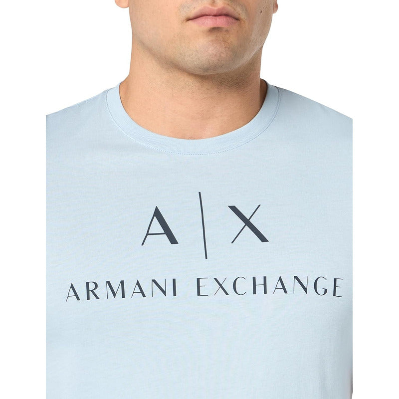 Playera Ax Armani Exchange Cielo Casual Hombre B0c8bwy8
