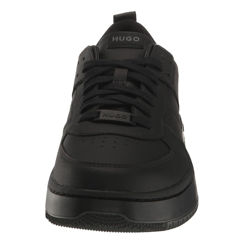 Tenis Hugo  Deportivas Kilian Hombre Negro Tonal Mod 50217