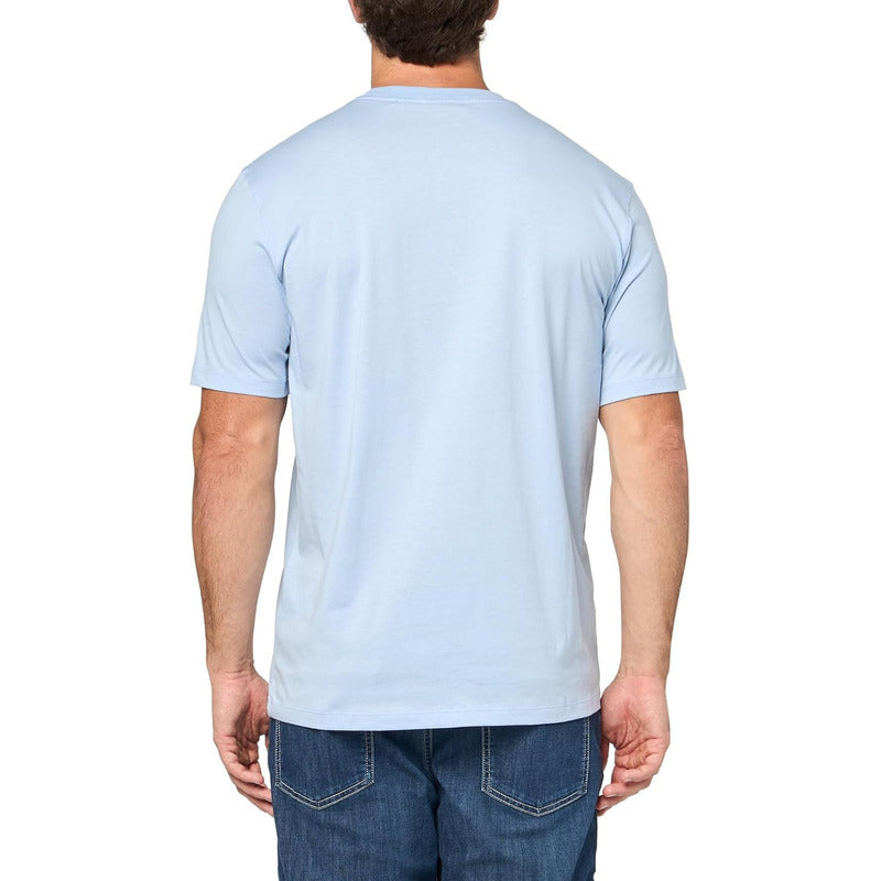 Playera Hugo Men's Spraypaint Logo Cotton T-shirt Ice  B0cbw