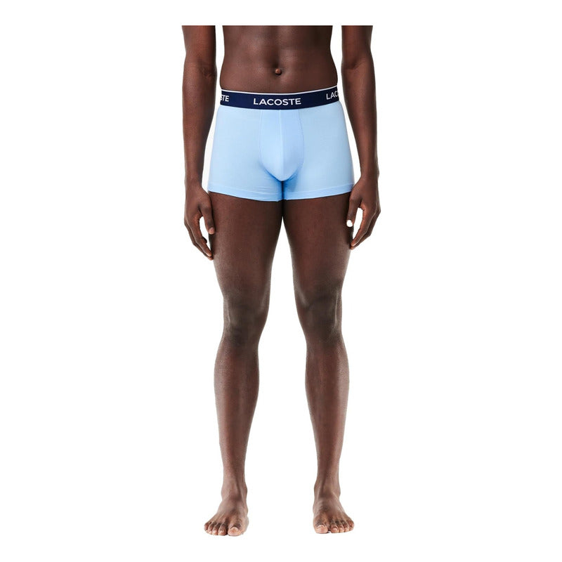 Boxer Lacoste Paq 3 Para Hombre Vaporoso Porcelana 6h3451uei