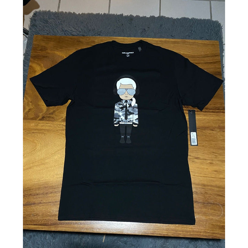 Playera Karl Lagerfeld Paris Kocktail Original Logo Audifono