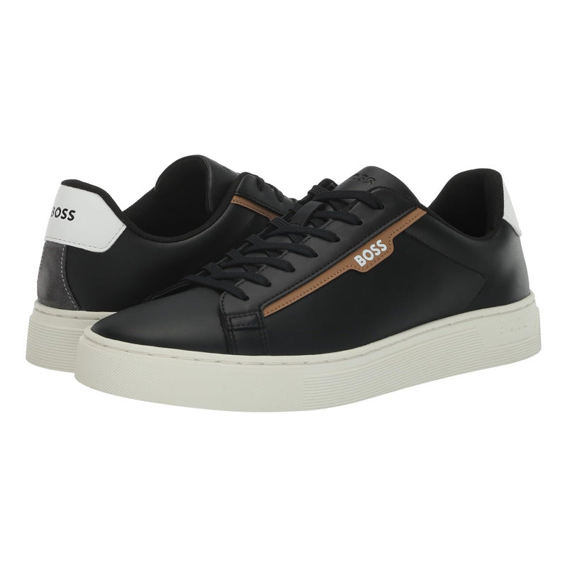 Boss Tenis Cupsole Fashion Para Hombre Negro  Md50502