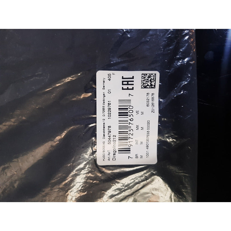 Playera Hugo Boss Logo Hugo Central Premium Original Azul