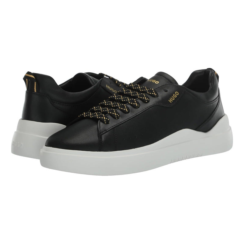 Tenis Hugo De Cuero Con Suela Para Hombre Galaxy