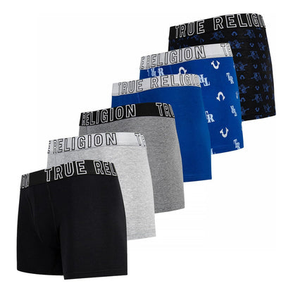 Boxer True Religion De Algodón Pack 6 Azul/negro 0b45tsqgs