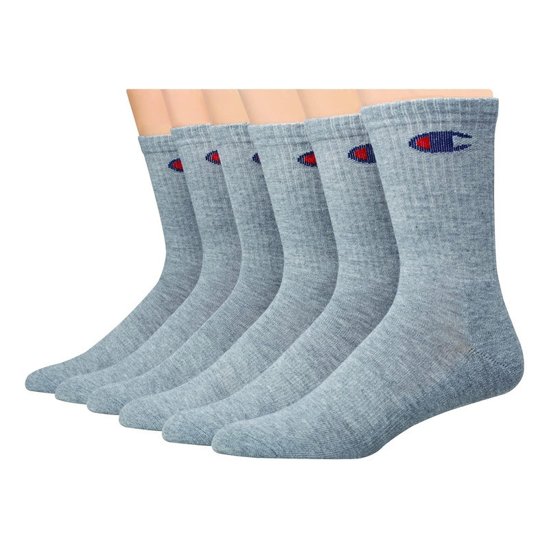 Calcetas Champion 6 Paq  (white/grey/black) Hombre Ch170