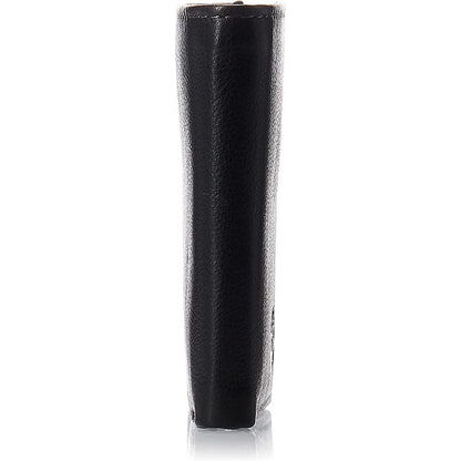 Billetera Tri-fold Timberland Negro Piel Original 3 Bloques