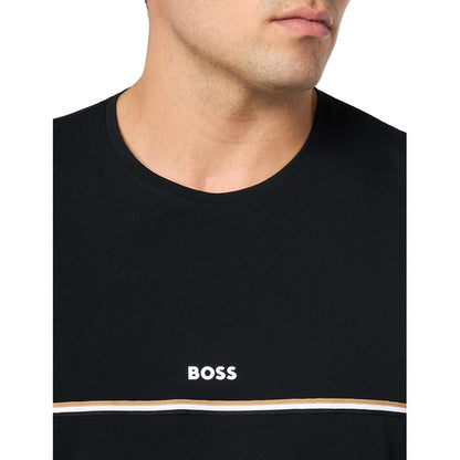 Playera Boss Men's Soft Cotton Casual Negro Hombre B0c51p9r5