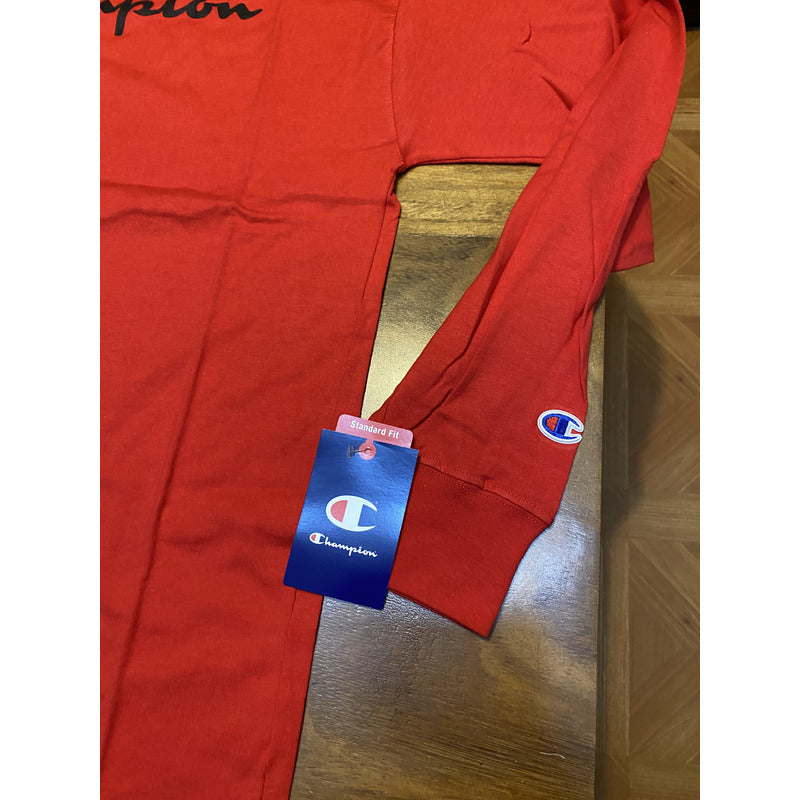 Playera Manga Larga Classic Graphic ,scarlet Hombre Gt78h