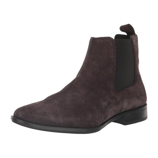 Botas Hugo Boss Men's Colby Suede Leather Chelsea Dark  B0bl