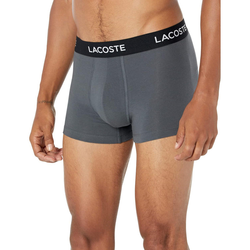 Boxer Lacoste Paquete De 5 Interior Para Hombre Gris 5h5203-