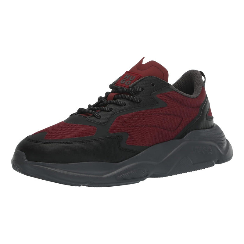 Tenis Hugo Boss Men's Leon Modern Running Burgundy Red B0c52