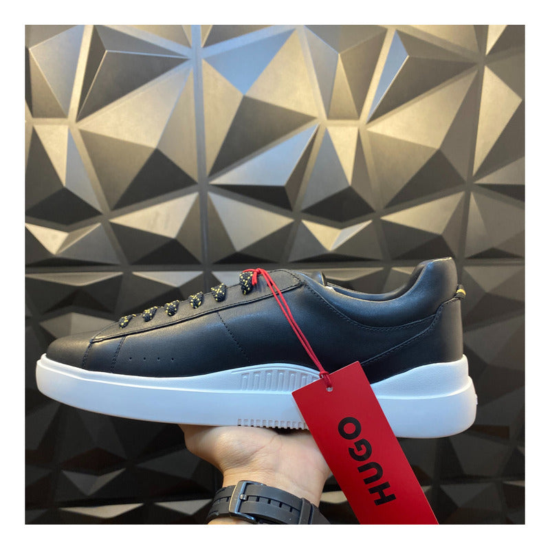 Tenis Hugo De Cuero Con Suela Para Hombre Galaxy