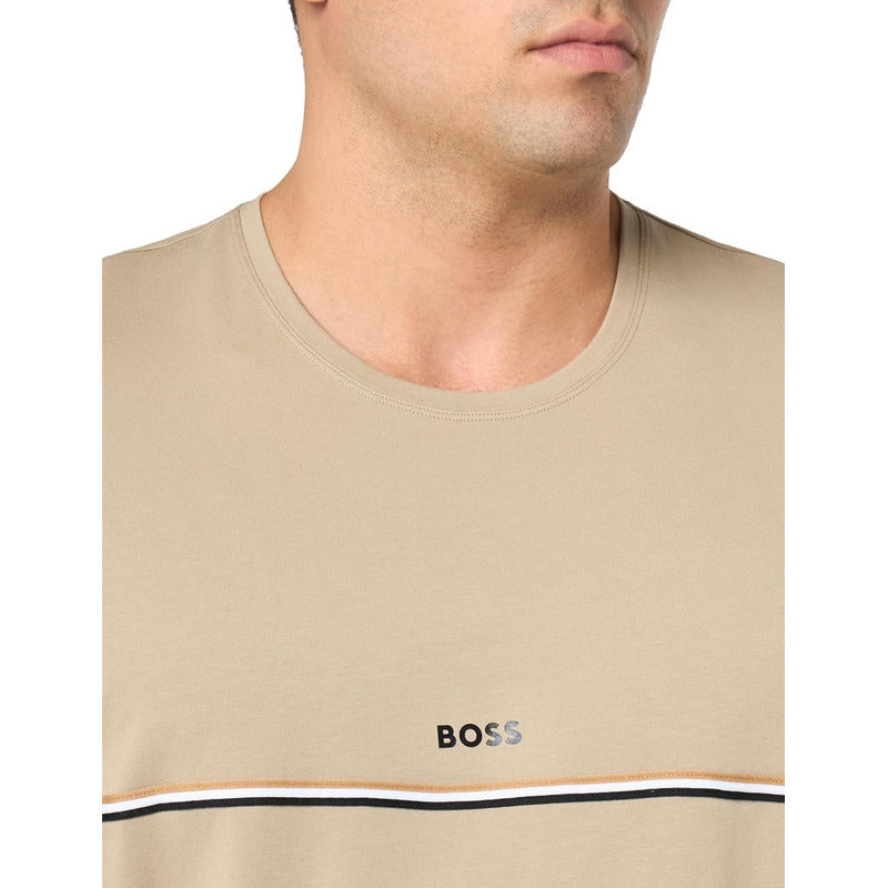 Playera Boss Men's Soft Cotton Short Sleeve Aluminum  B0c51p