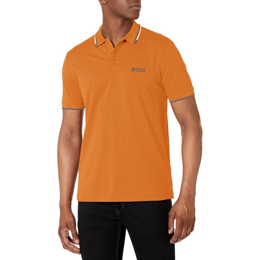Camisa Hugo Boss Polo Casual Paddy Pro Hombre Miel Str73n