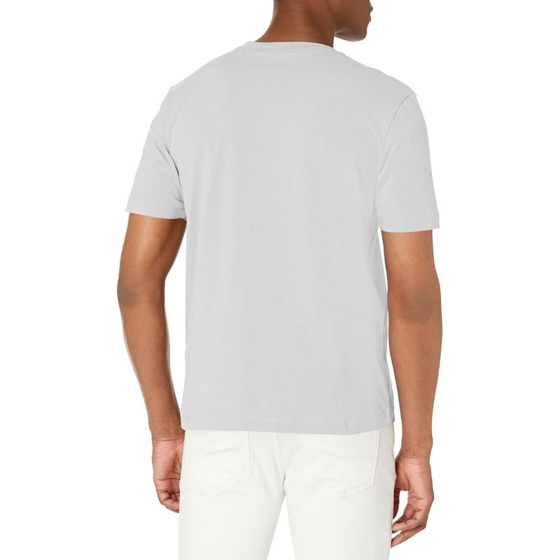 Playera Boss Men's Center Logo Harbor Mist Hombre B0cnbfwkl2