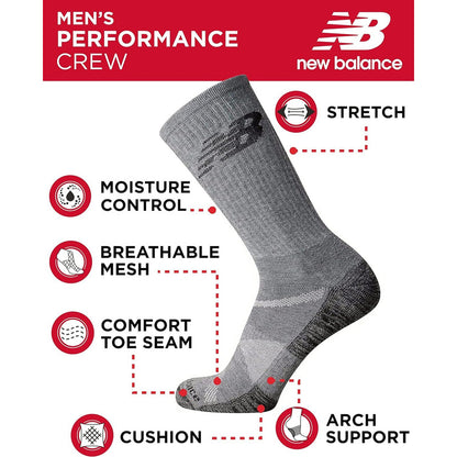 Calcetines New Balance Deportivos De Compresión Hombre Paq 5