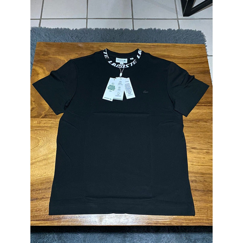 Playera Lacoste Branded Collar Lacoste Original 7 Dias