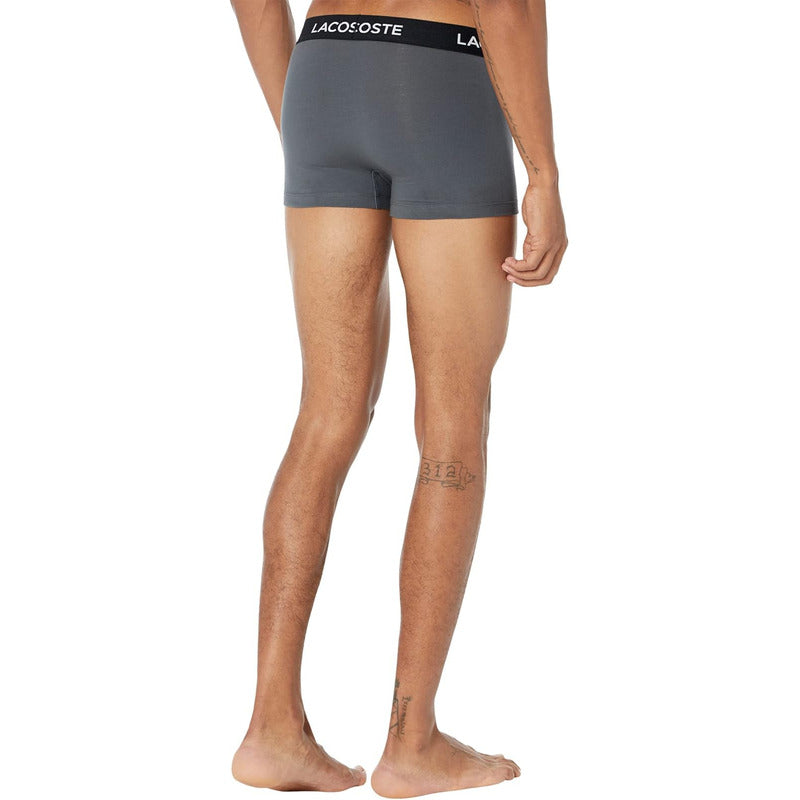 Boxer Lacoste Paquete De 5 Interior Para Hombre Gris 5h5203-